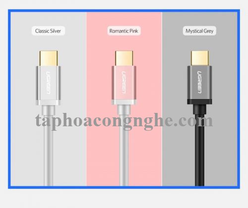 Ugreen 30537 0.5M màu Hồng Cáp USB TypeC sang USB 3.0 cao cấp US187 30030537